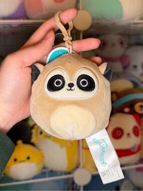 Squishmallows Squishmallow Gracia the Meerkat 3.5" Stuffed Plush Keychain Clip